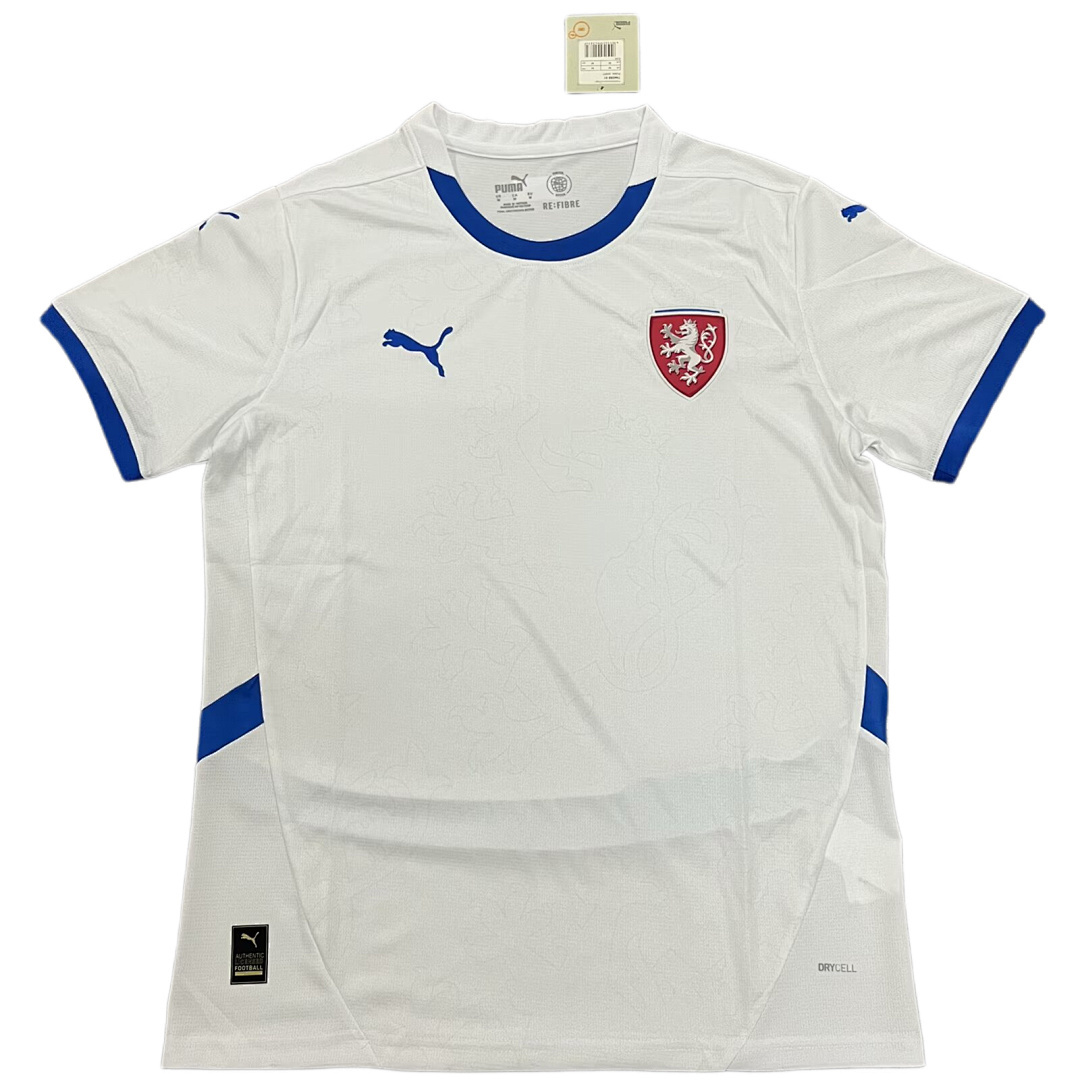 Czech Republic 2024/25 Euro Away Jersey S-XXXXL