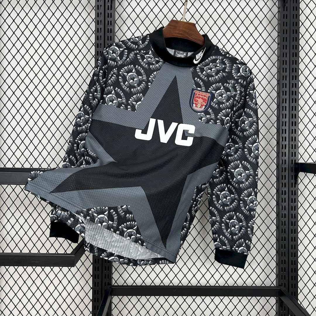 Arsenal 1994/95 Black goalkeeper Long Sleeve Retro Jersey