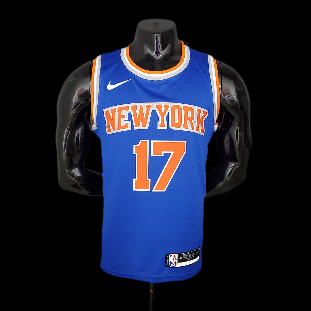 2021 LIN#17 Knicks Blue NBA Jersey S-XXL