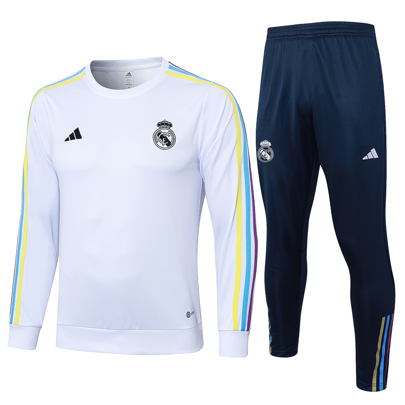 23-24 Real Madrid Long Sleeve Training Suit Yupoo