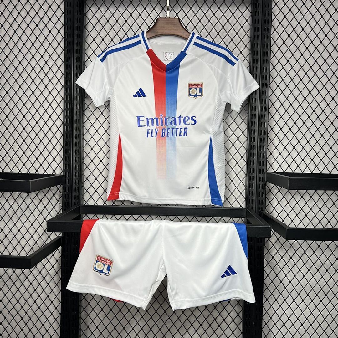 Olympique Lyonnais 2024/25 Home Kids Kit