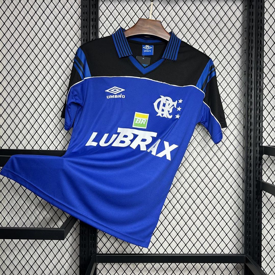 Flamengo 1999 Blue Goalkeeper Uniform Retro Jersey