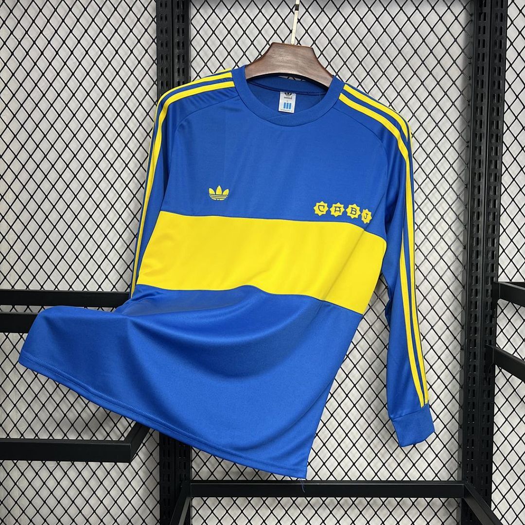 Boca Juniors 1981 Home Long Sleeves Retro Jersey