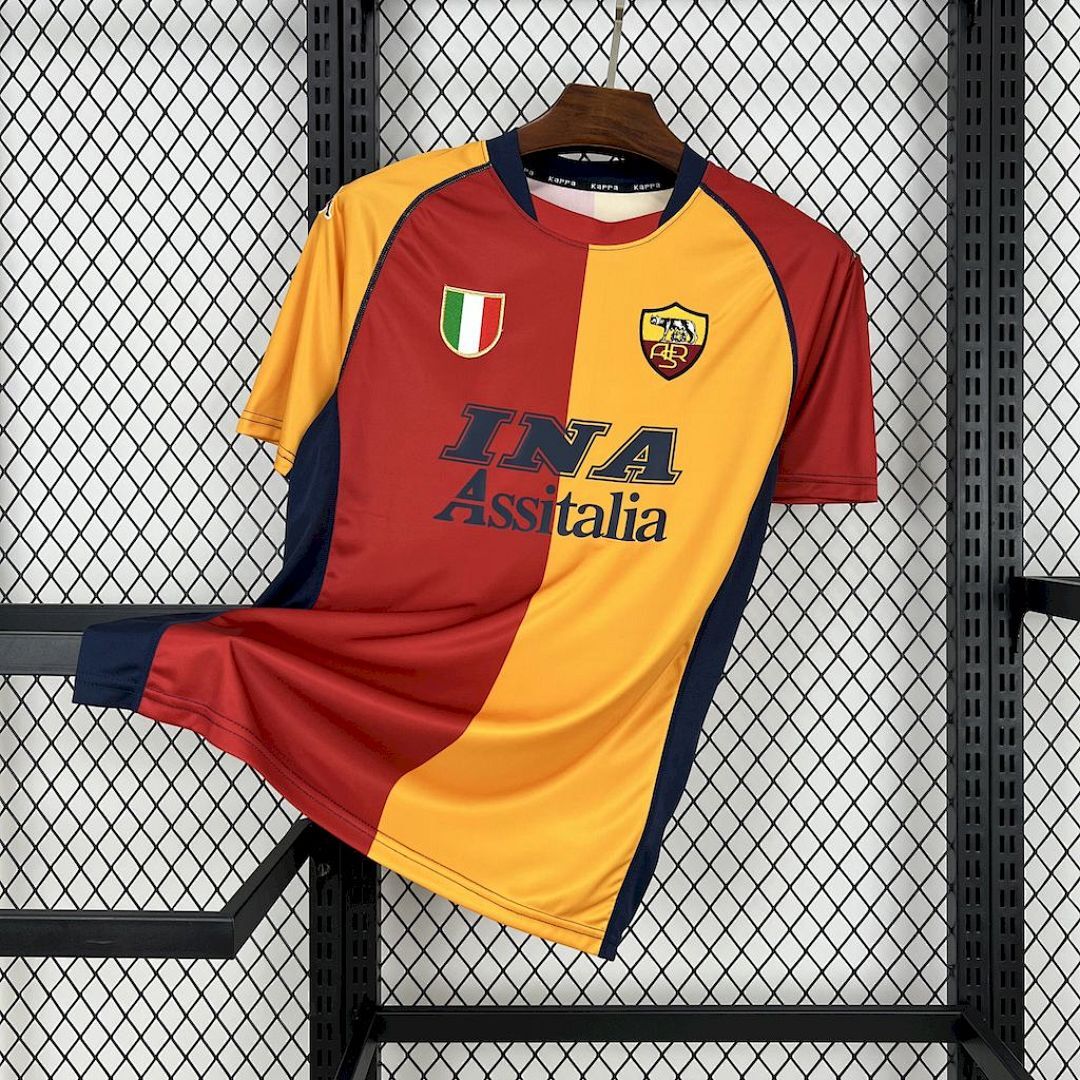 AS Roma 2001/02 Home Retro Jersey