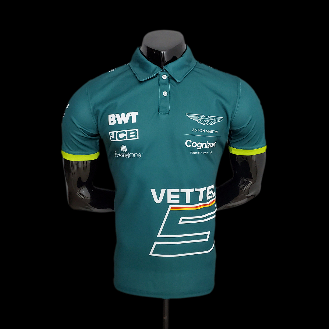 F1 Formula One 2022 Aston Martin Polo Green S-5XL
