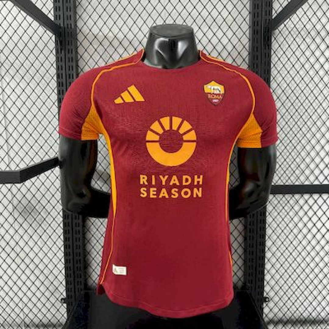 AS Roma 2025/26 Home Jersey Player Version