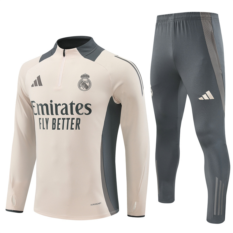 24-25 Real Madrid Long Sleeve Training Suit Yupoo