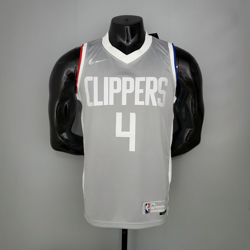 2021 RONDO#4 Los Angeles Clippers Bonus Edition Grey NBA Jersey S-XXL