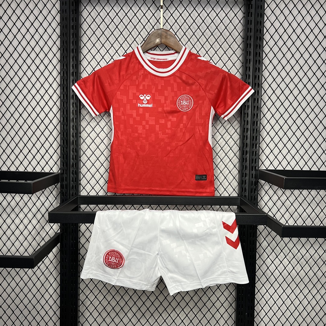 Denmark 2024/25 Euro Home Kids Kit
