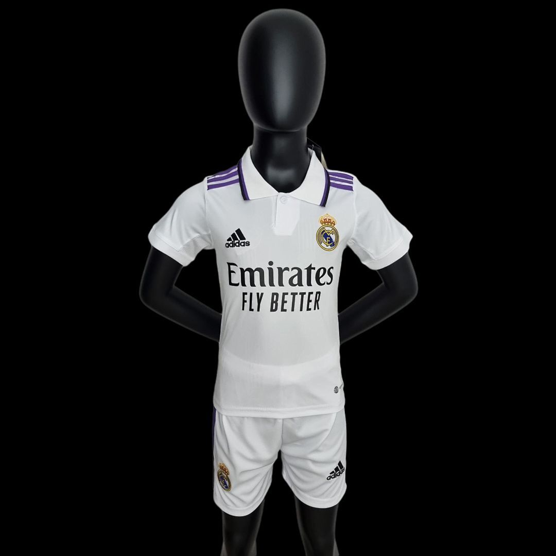 22/23 kids kit Real Madrid home size：16-28