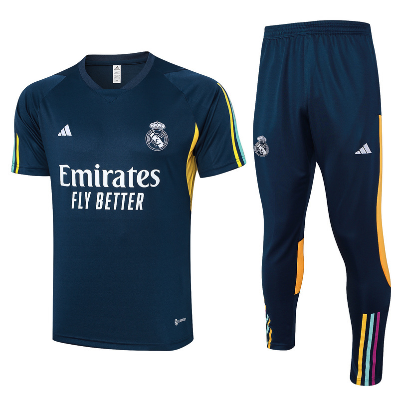 23-24 Real Madrid Short Sleeve Tracksuit Yupoo
