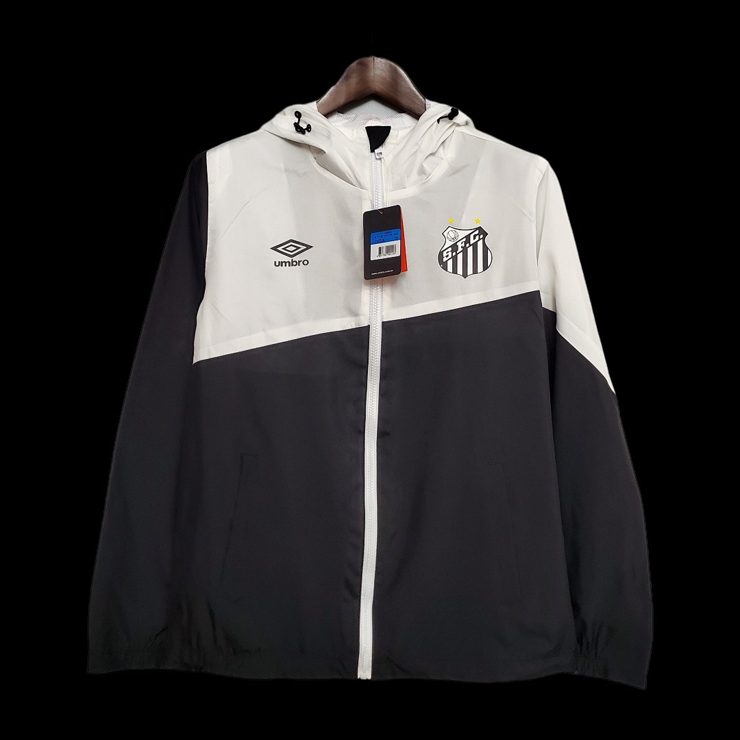 Windbreaker Santos White & Black & White S-XXL