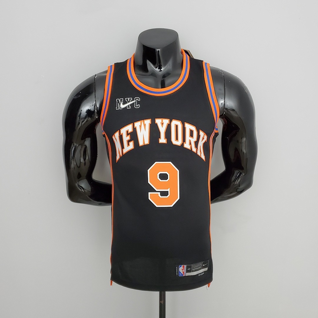 2022 Season Barrett #9 Knicks Urban Edition Black NBA Jersey S-XXL