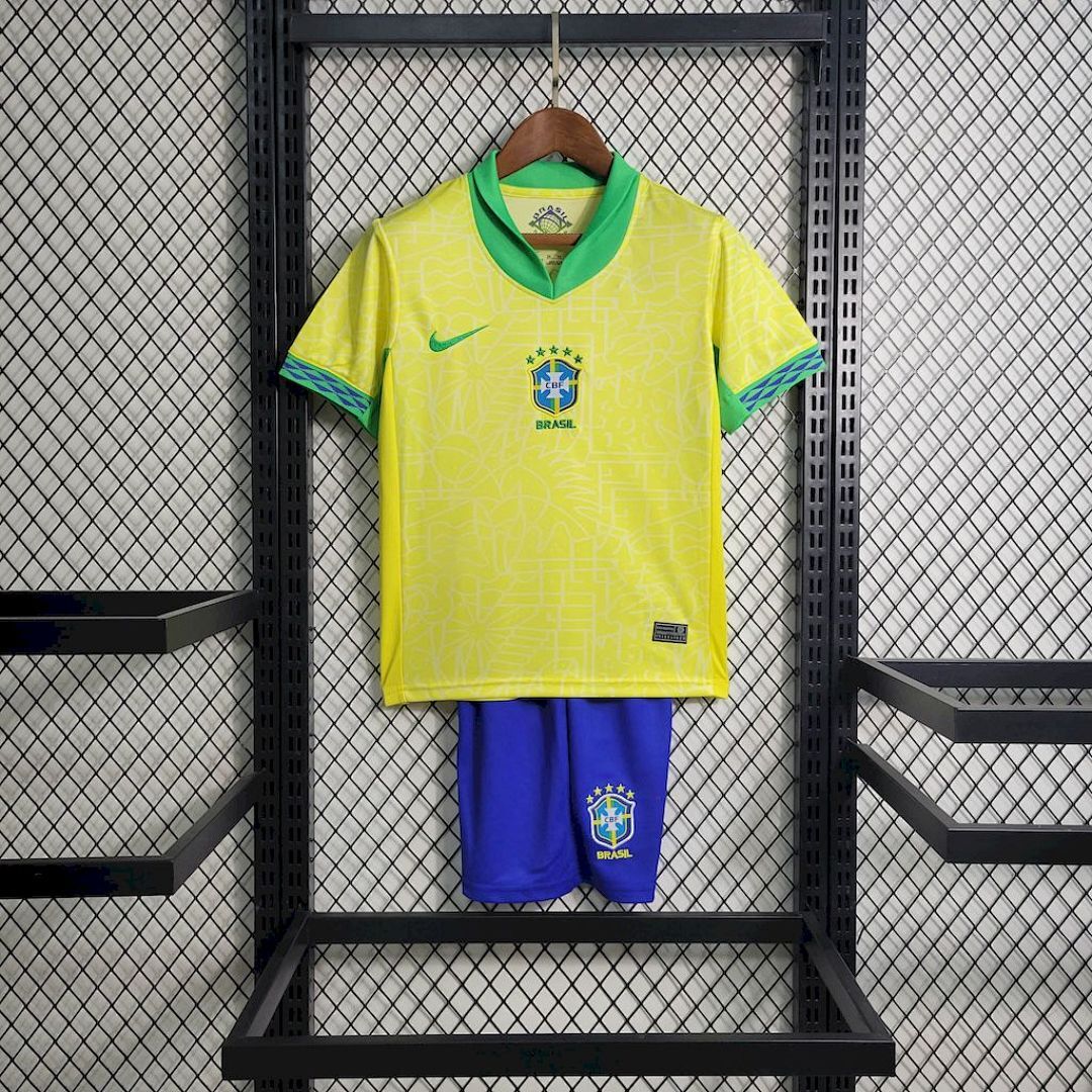 Brazil 2024/25 Home Kids Kit