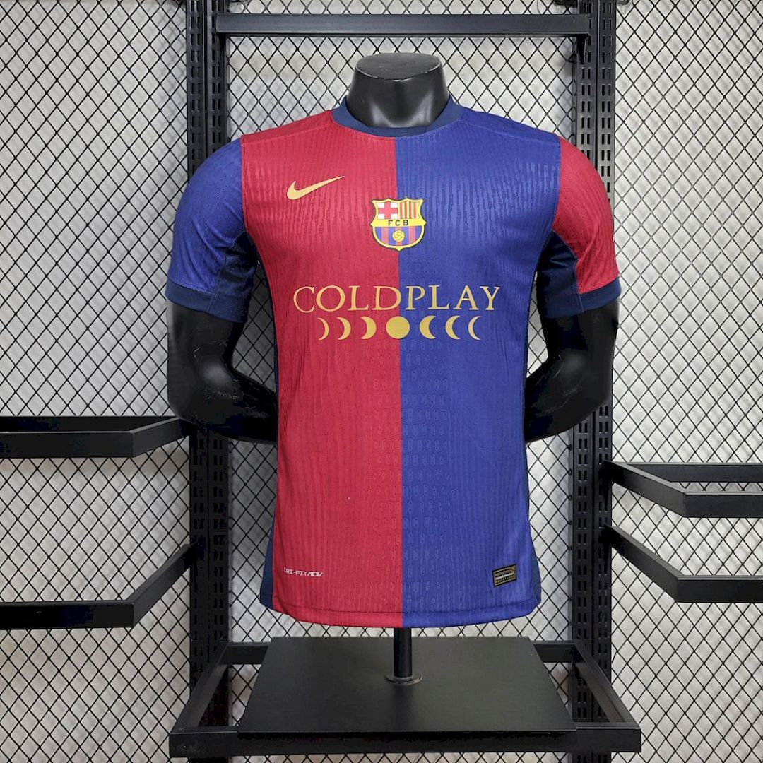 Barcelona 2024/25 Local Sponsor Coldplay Jersey Player Version