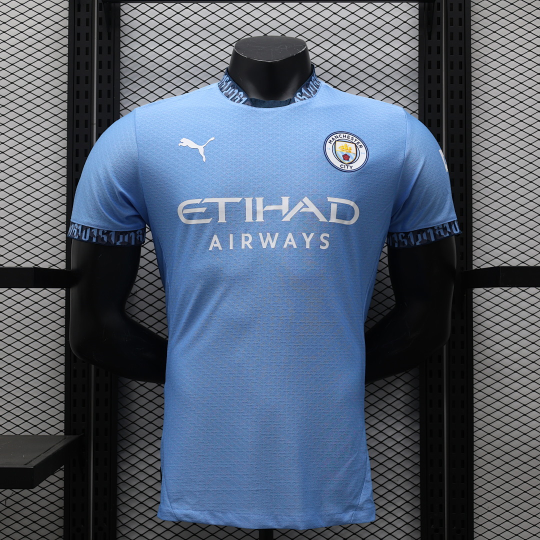 Manchester City 2024/25 Home Player Version S-XXL