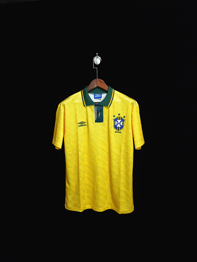 Retro Brazil 91-93 home S-XXL