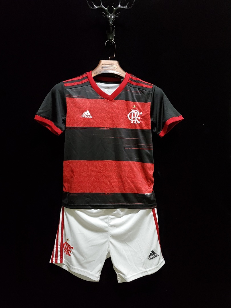 20-21 Flamengo home kit kids size :16-18-20-22-24-26-28