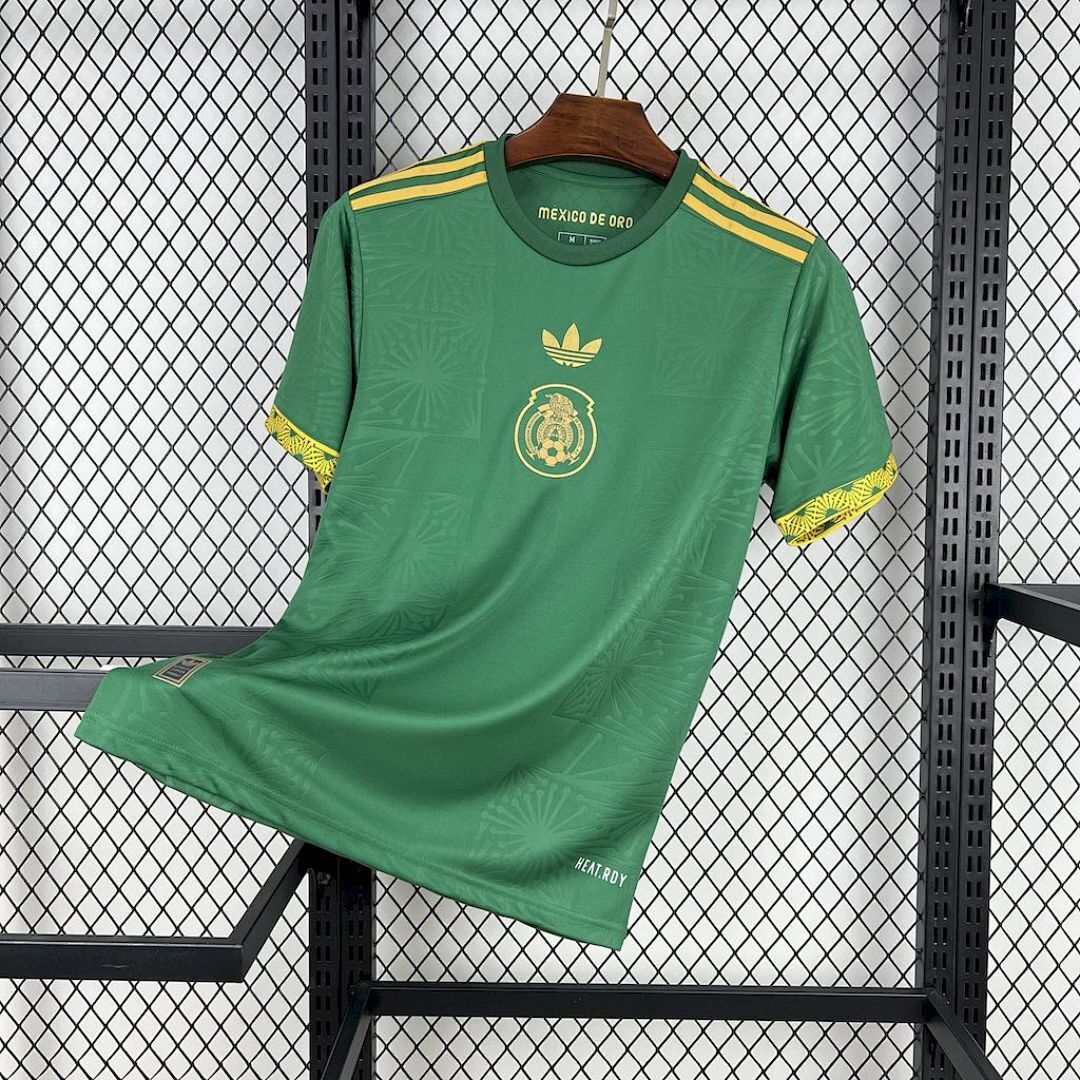 Mexico 2025/26 Gold- Green Jersey