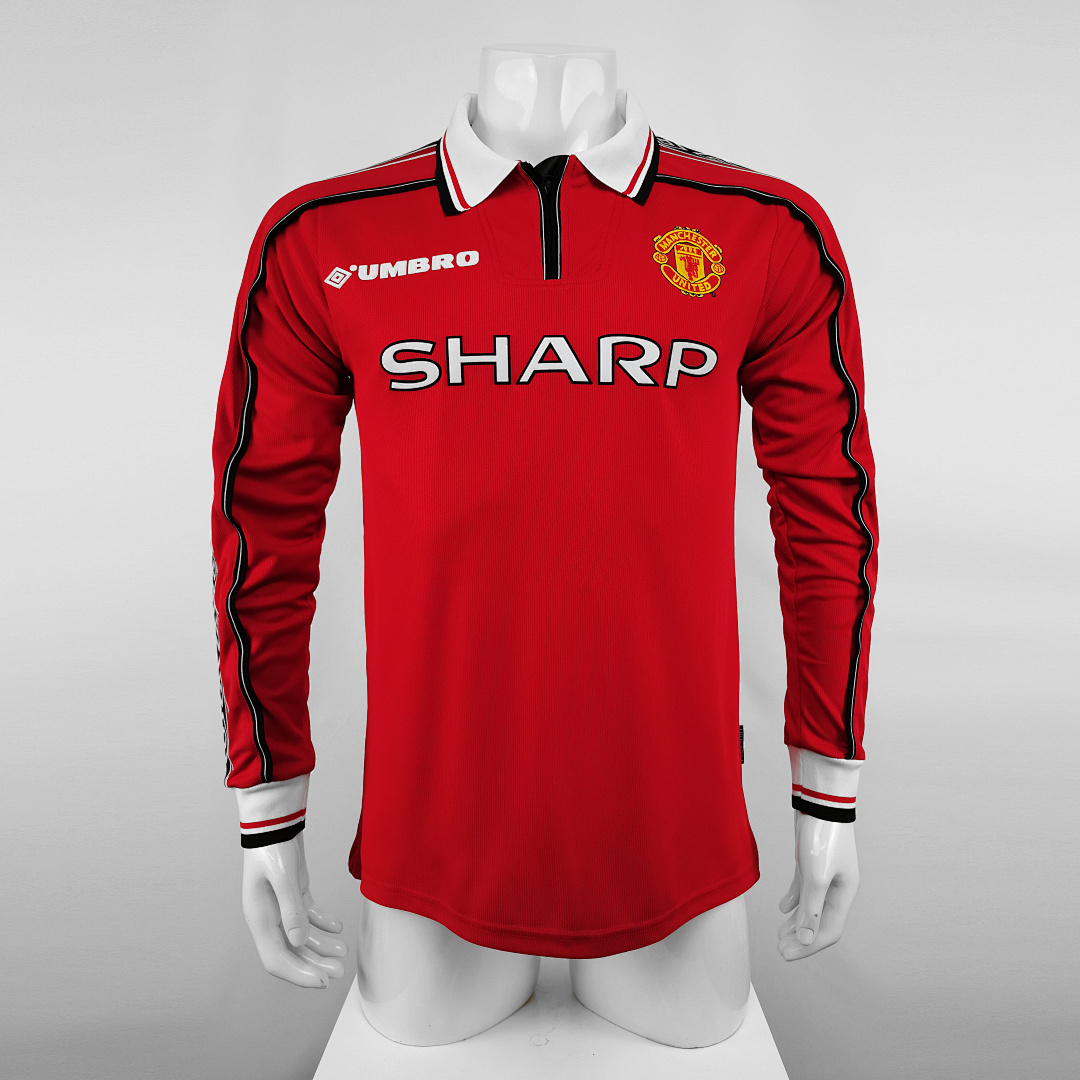 Retro: 1998-99 M-u home long sleeve S-2XL