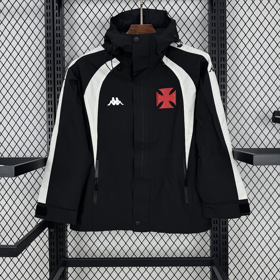 Vasco Da Gama 2024/25 Black Windbreaker