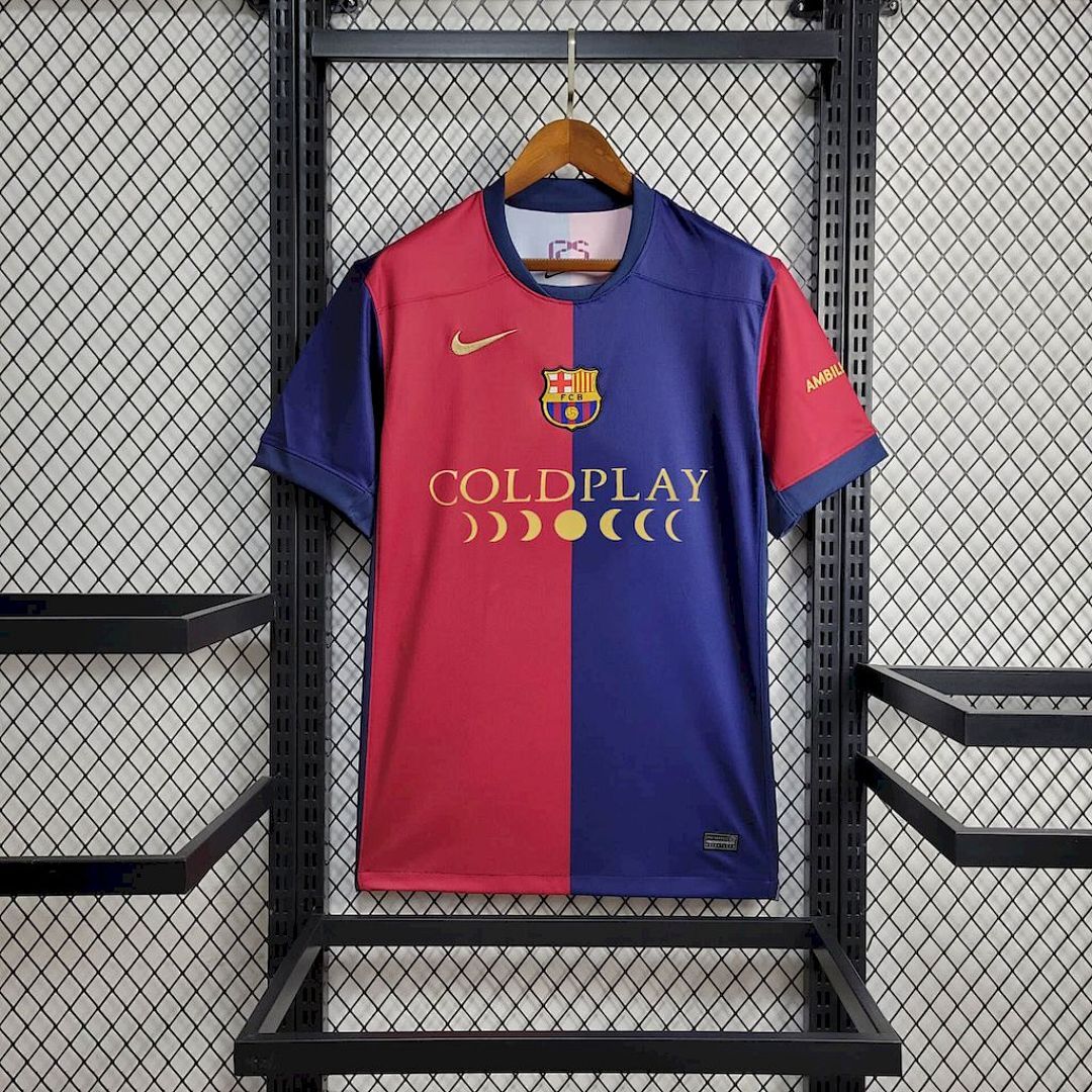 Barcelona 2024/25 Local Sponsor Coldplay Jersey