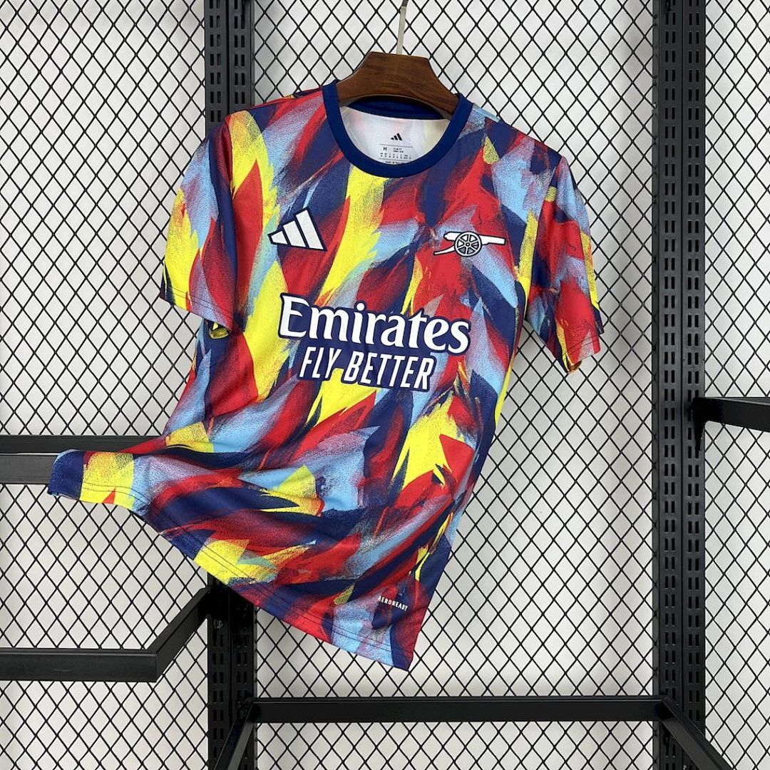 Arsenal 2025/26 Colorful pre-match training Jersey