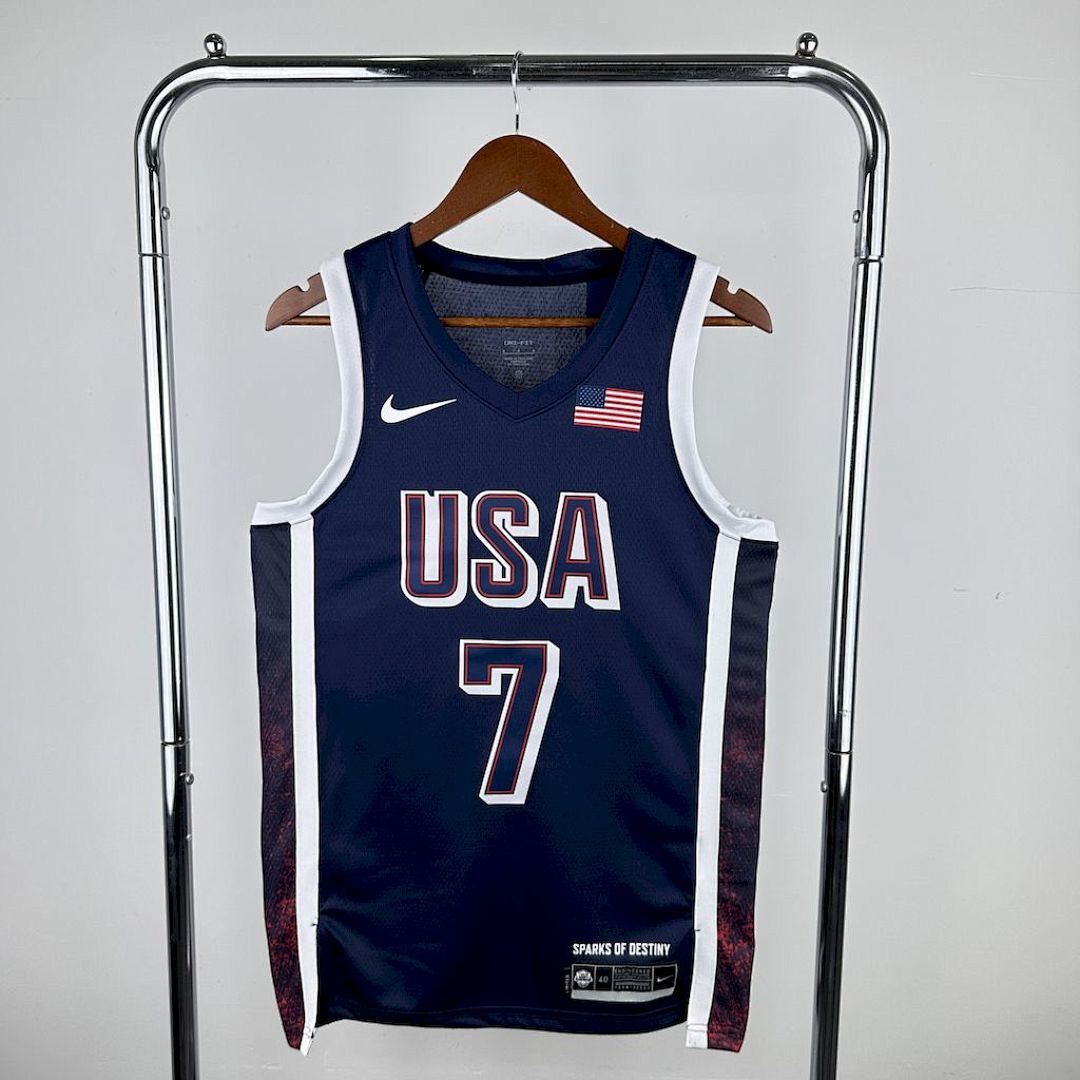 Olimpic USA 2024 DURANT#7 Away Jersey