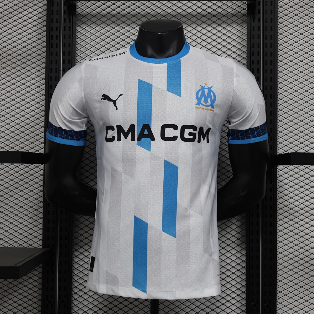 Olympique Marseille 2024/25 Home Jersey Player Version S-XXL