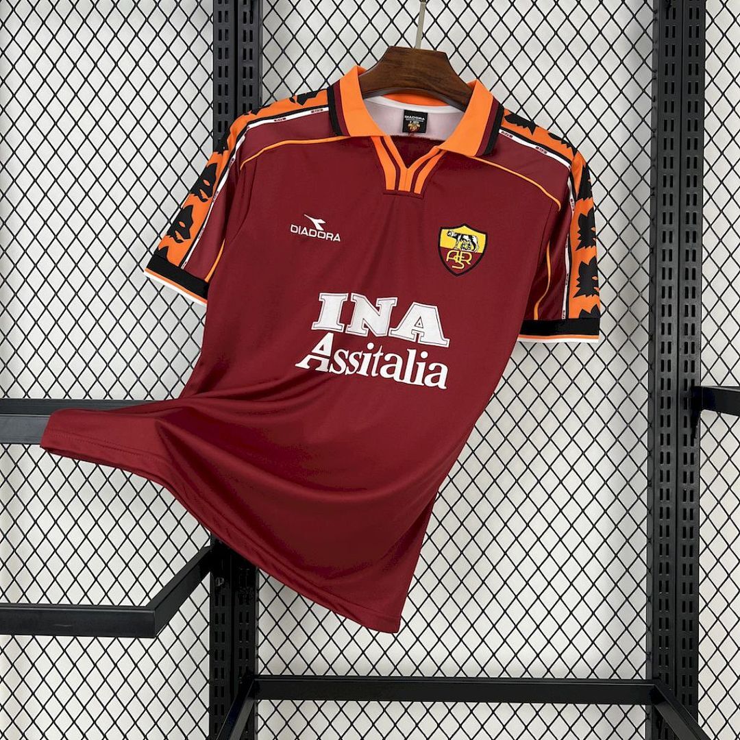 AS Roma 1998/99 Home Retro Jersey
