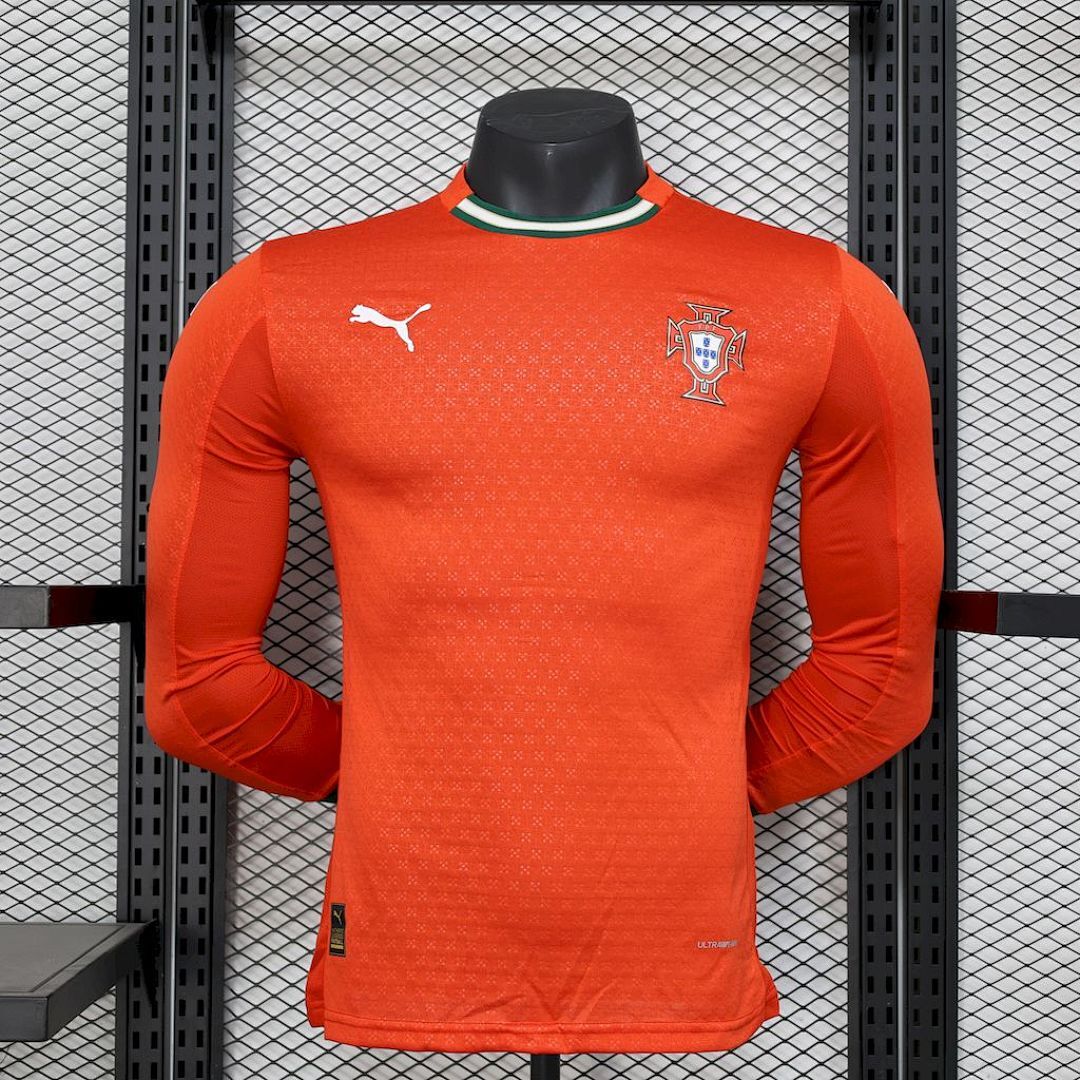 Portugal 2025/26  Home Long Sleeves Jersey Player Version