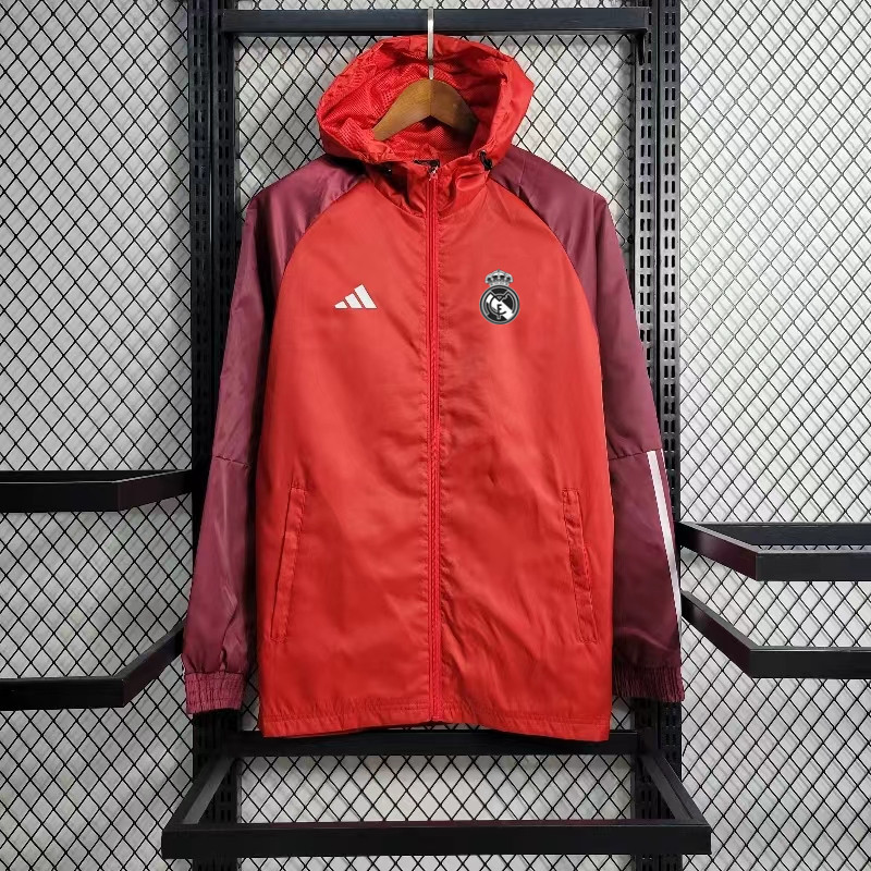 23-24 Real Madrid Windbreaker Hoodies Jackets Yupoo