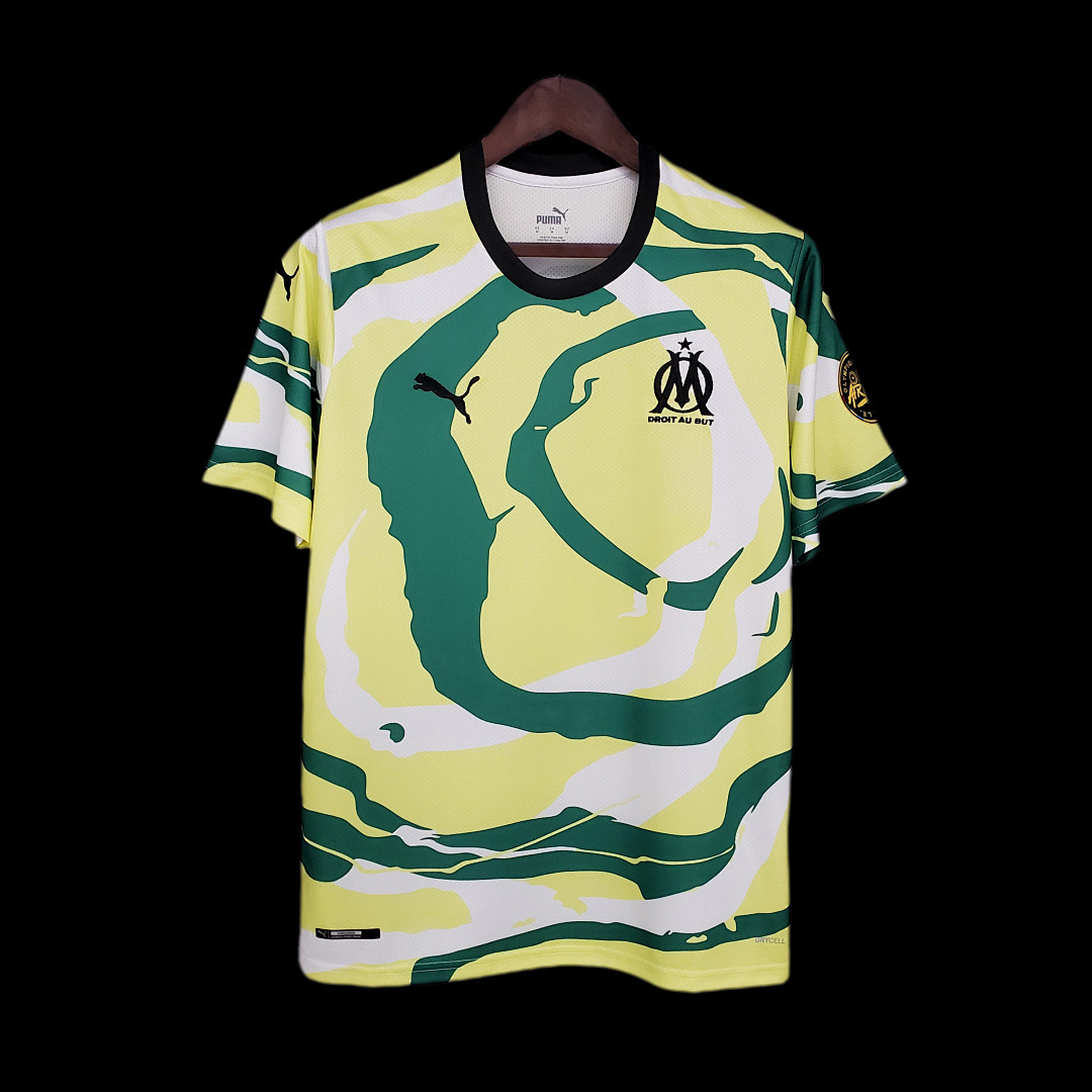 21-22 Olympique Marseille "OM Africa" Special Edition White Yellow Green S-2XL