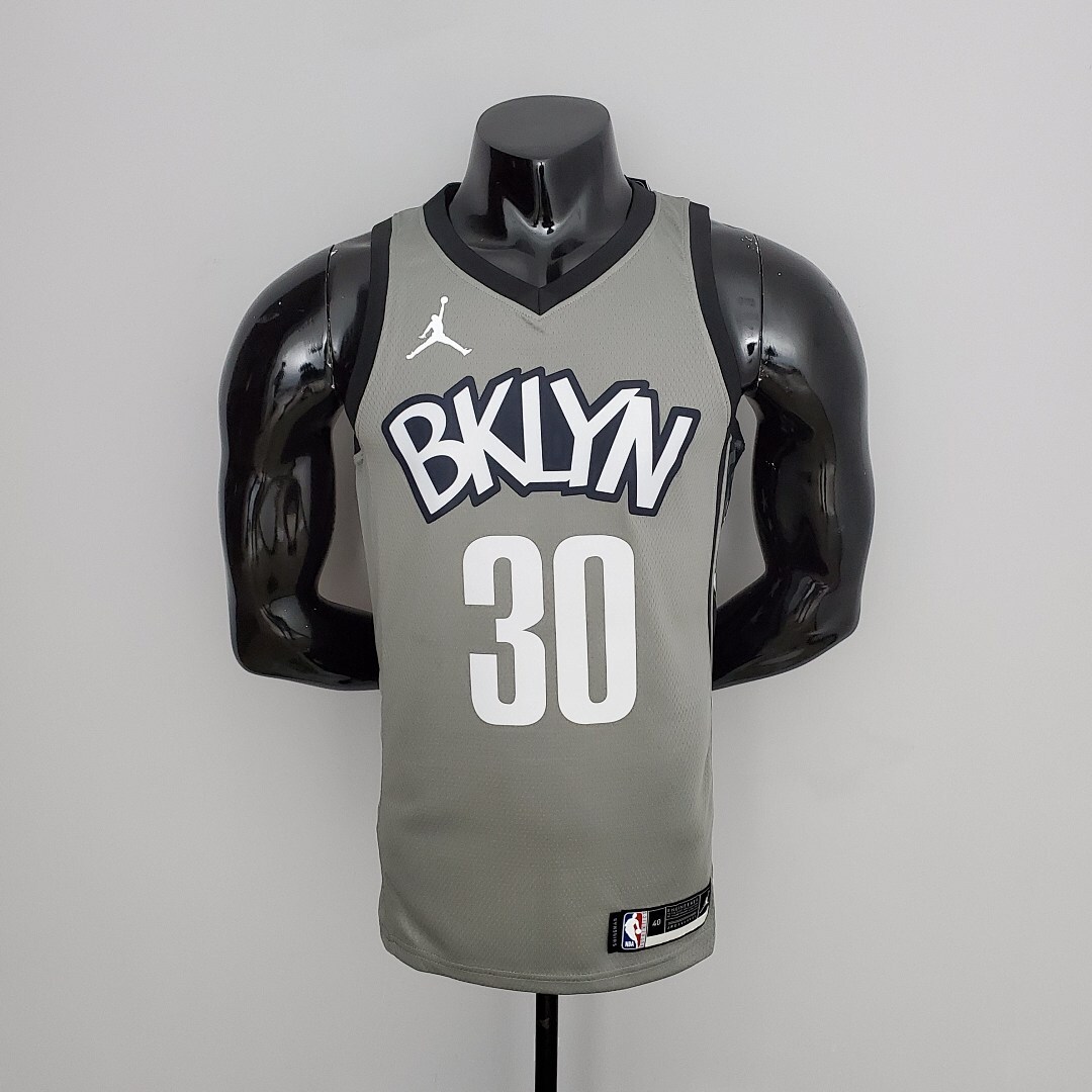 Nets Curry #30 Flyer Grey NBA Jersey S-XXL