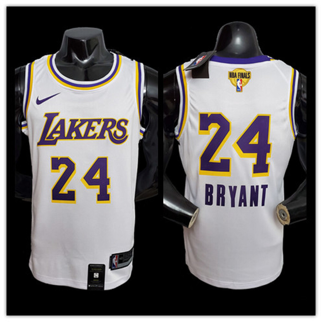 New Bryant #24 Lakers white NBA jersey SizeXS-XXL Nike connect recognition