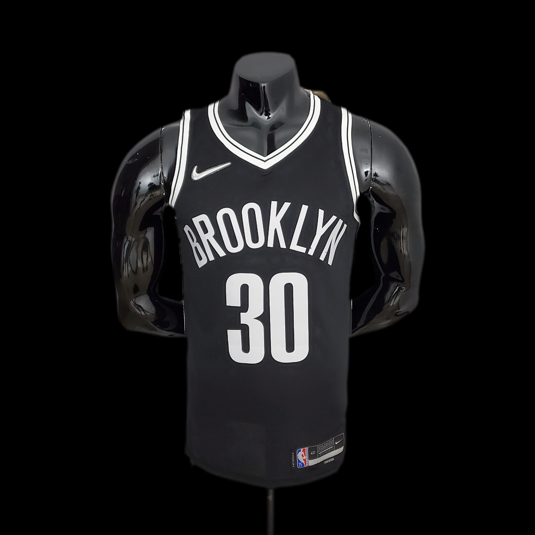 75th Anniversary Curry #30 Nets Black NBA Jersey S-XXL
