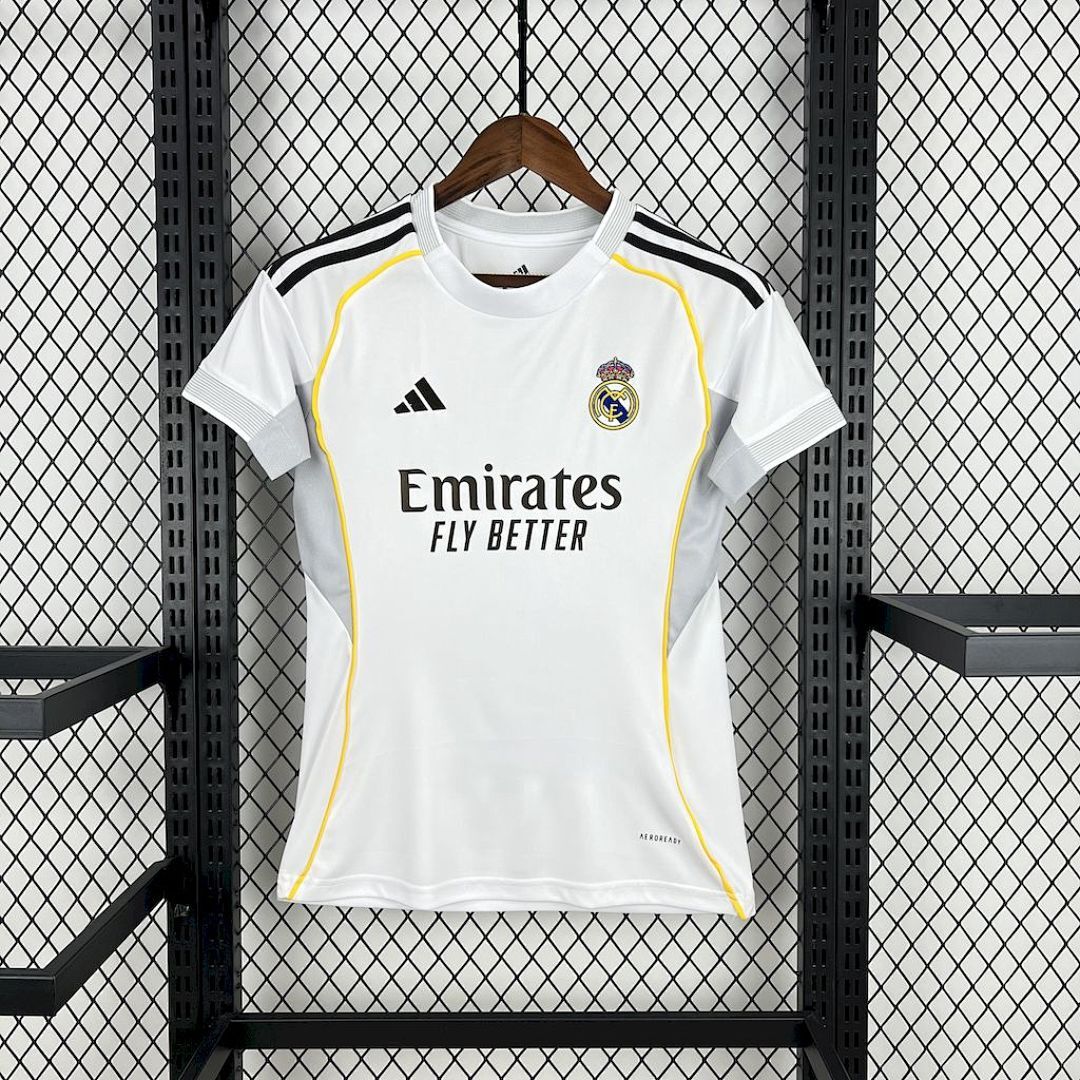 Real Madrid 2025/26 Home Womens Jersey