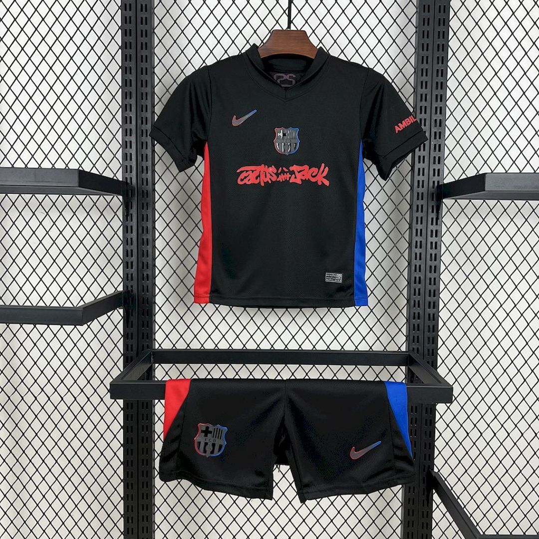 Barcelona 2024/25 Away Travis Scott Edition Kids Kit