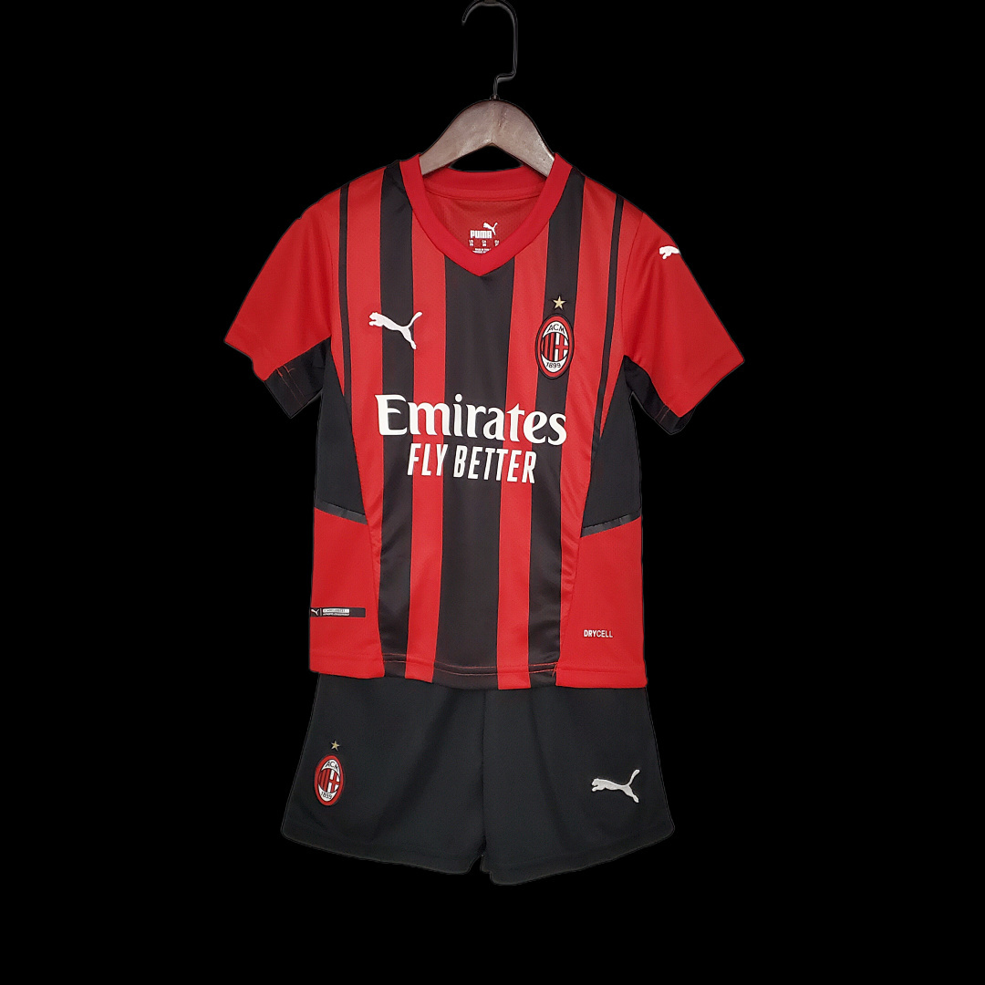 21/22 kids kit AC Milan home size：16-28