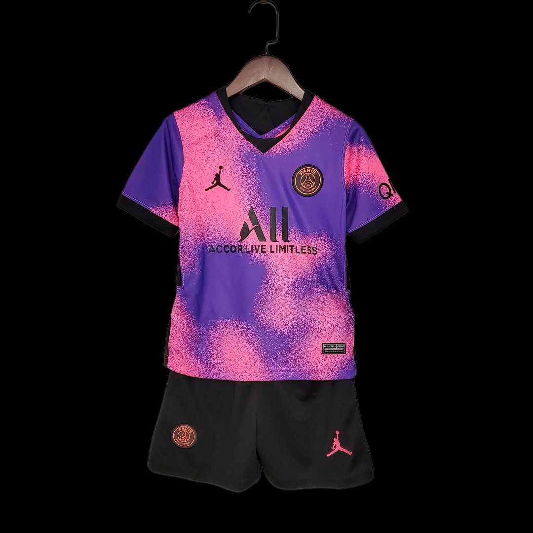 20-21 kids Jordan PSG fourth away purple size:16-28