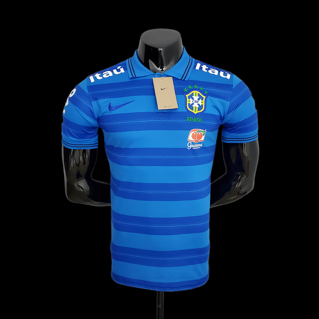 Brazil POLO Blue Stripe S-XXL