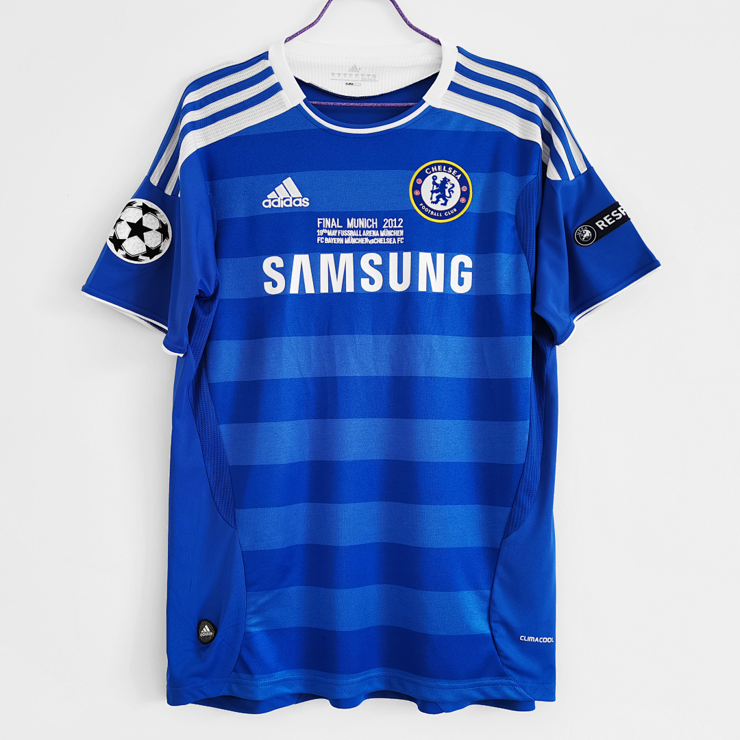 Retro 2011/12 Chelsea home Champions League version S-2XL