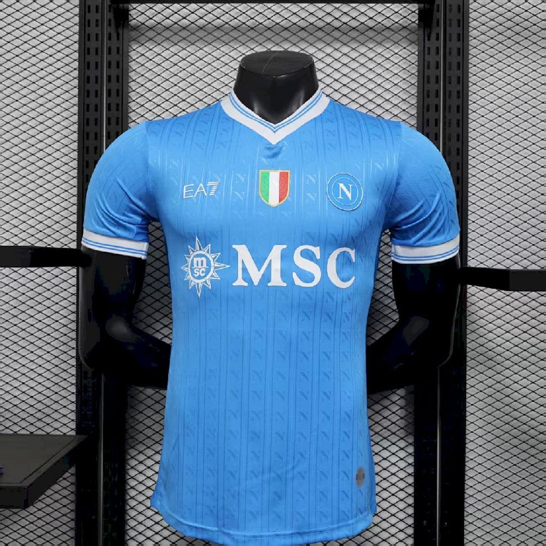 Men’s Napoli 2025/26 Home Jersey Player Version