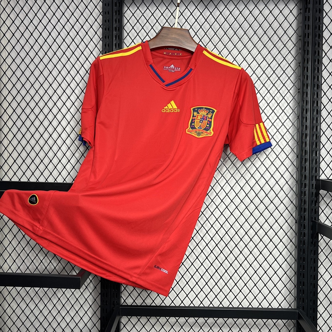 Spain 2010 Home Retro Jersey