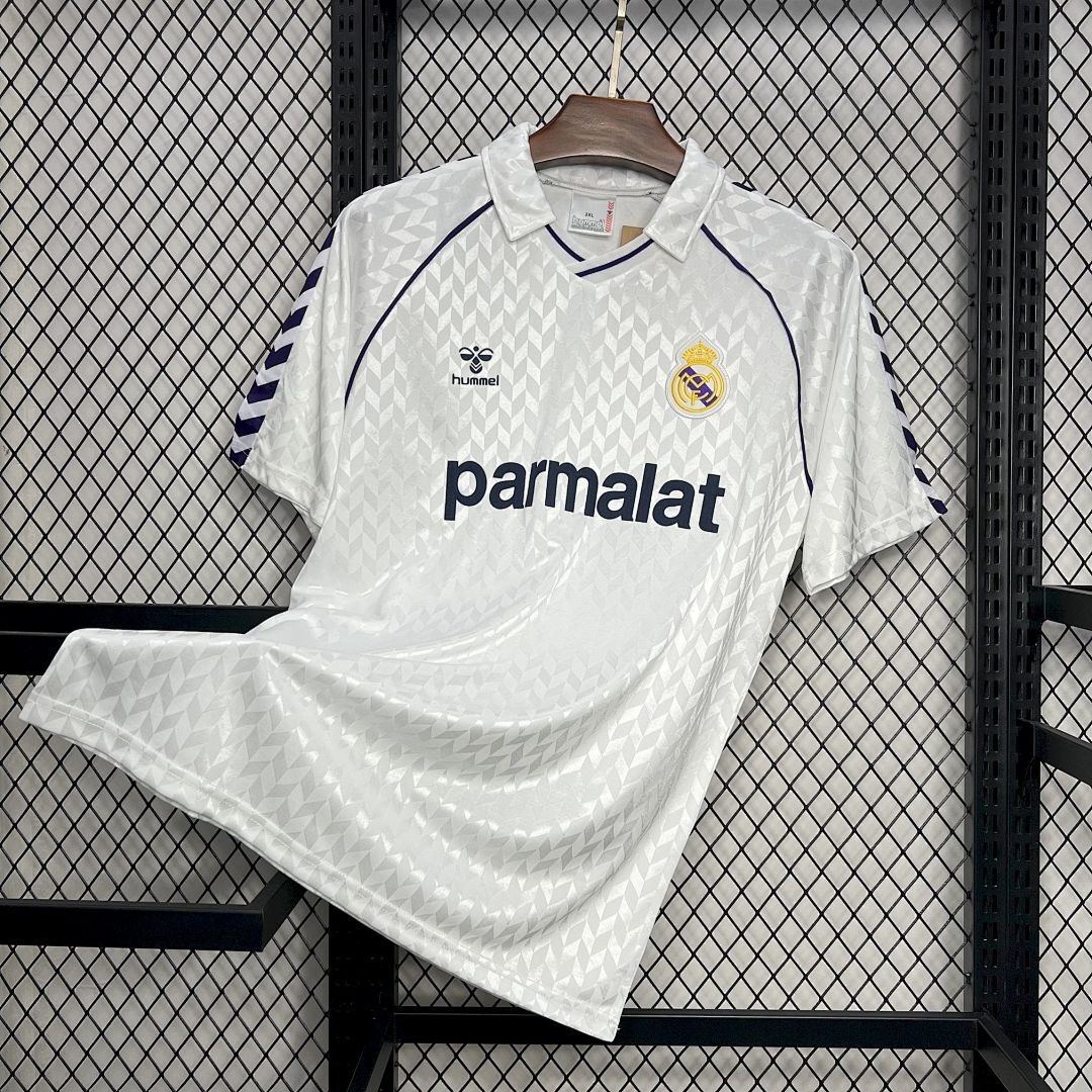 Real Madrid 1988/89 Home Retro Jersey