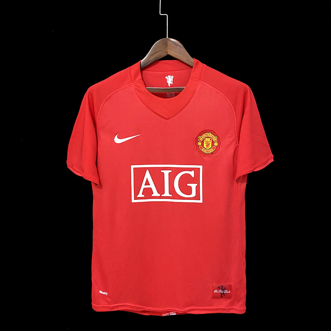 Retro 07/08 M-u home Premier League S-XXL