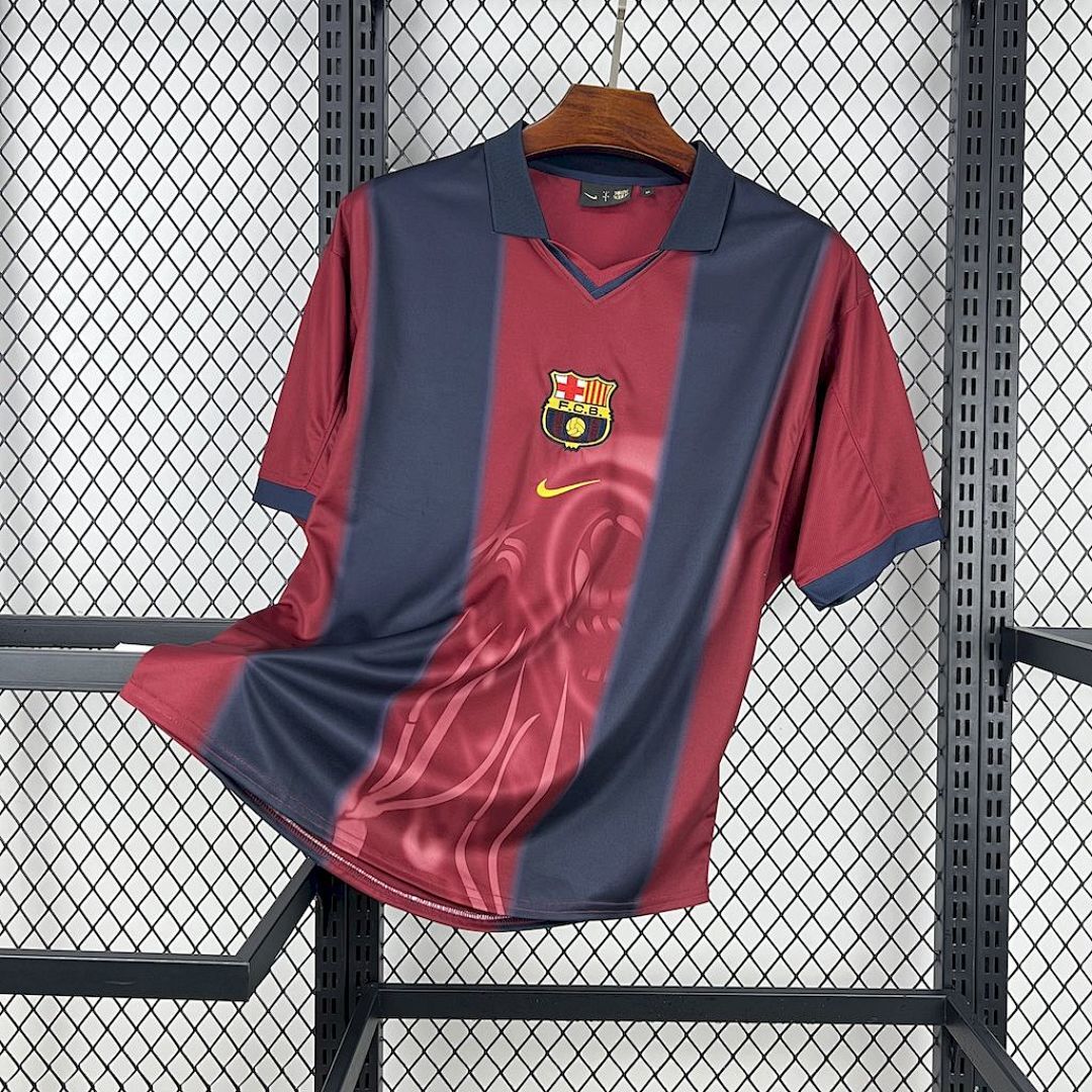 AA Barcelona 2000/01 Home Retro Skeleton Jersey