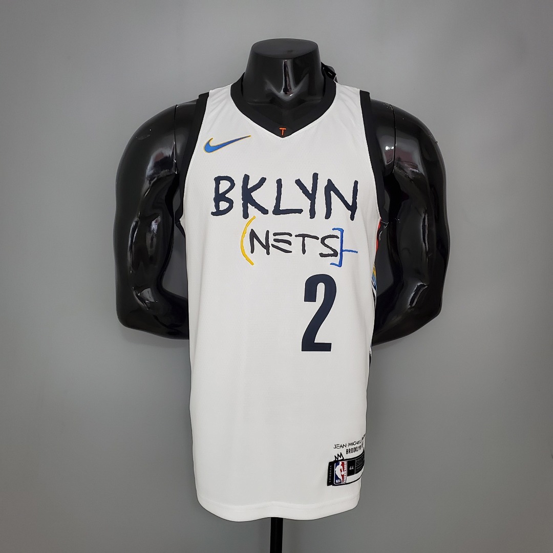 GRIFFIIN#2 Brooklyn Nets graffiti white NBA jersey S-XXL