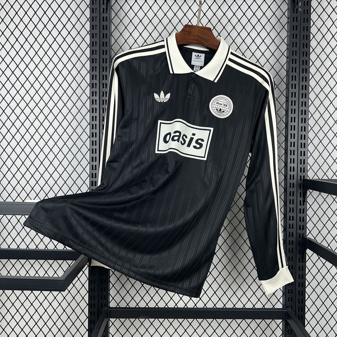 Mens Oasis Tour 2025/26 Black Long Sleeve Jersey