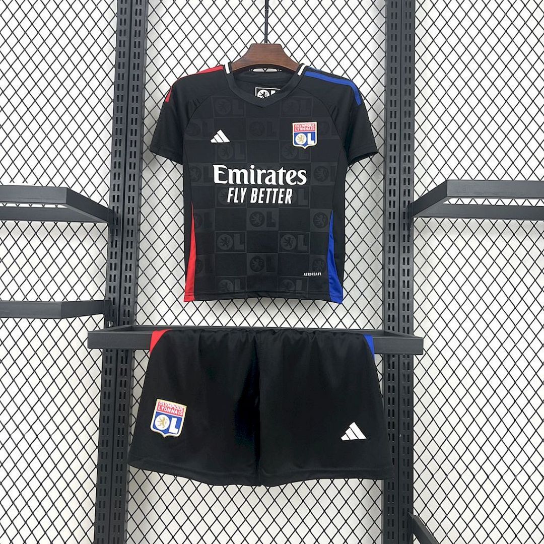 Olympique Lyonnais 2024/25 Away Kids Kit